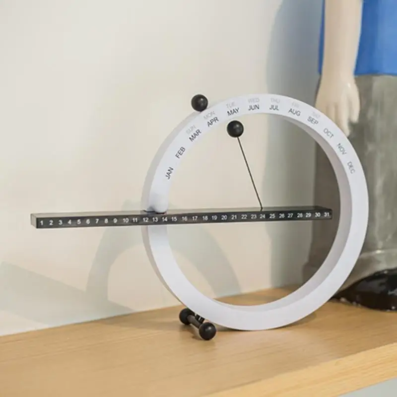 Креативный магнитный шар настенные часы вечный настенный календарь Новинка