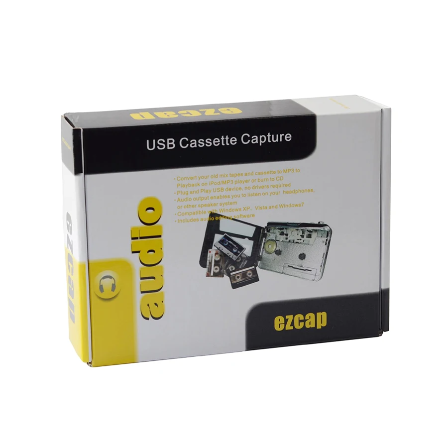 Горячие продажи USB кассета Клейкие ленты конвертер кассеты к MP3 аудио плеера ПК