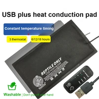pet usb controller heating mat reptile adjustable warmer constant temperature waterproof bed for turtle snakes pet products