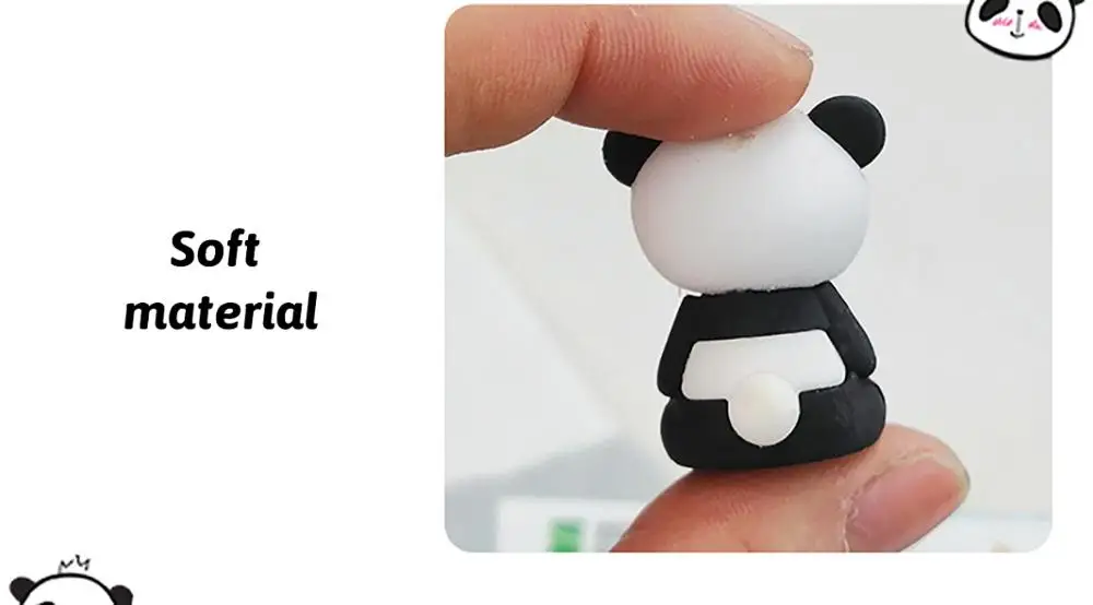 Милый ластик Панда 3D школьные принадлежности детская игрушка * 2 шт. | Канцтовары
