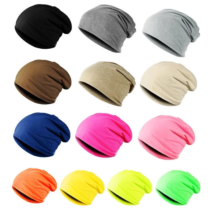 Модные теплые зимние шапки унисекс для мужчин и женщин хлопковые однотонные