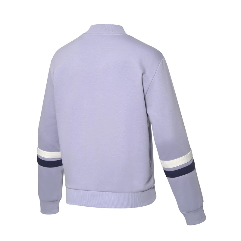 Женская тренировочная флисовая толстовка Li-Ning теплые спортивные свитера из 69%