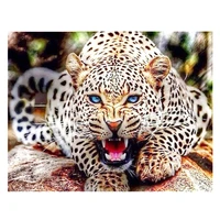 diy square full diamond painting cross stitch kit 3d sets for embroidery diamond embroidery cross stitch needlework leopard