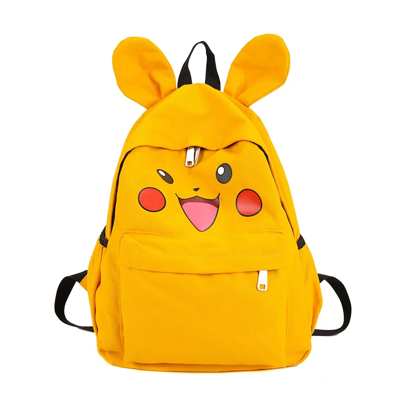 

2021 New Arrivals Women Canvas Print Cartoon Backpack Sewing Cute European and American Student Backpack