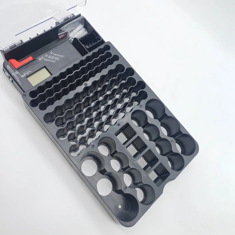 Battery Storage Case 104 Grids Thick Durable High Precision Container Box Bag Holder with Tester |