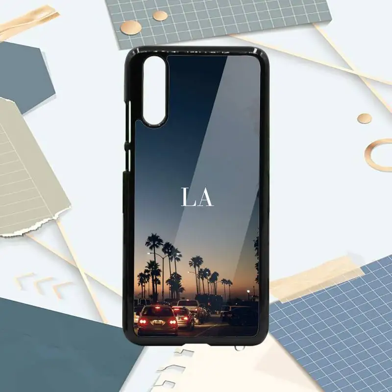 

Travel Los Angeles California Phone Cases PC For Samsung galaxy S note 8 9 20 10 e lite2019 plus pro ultra