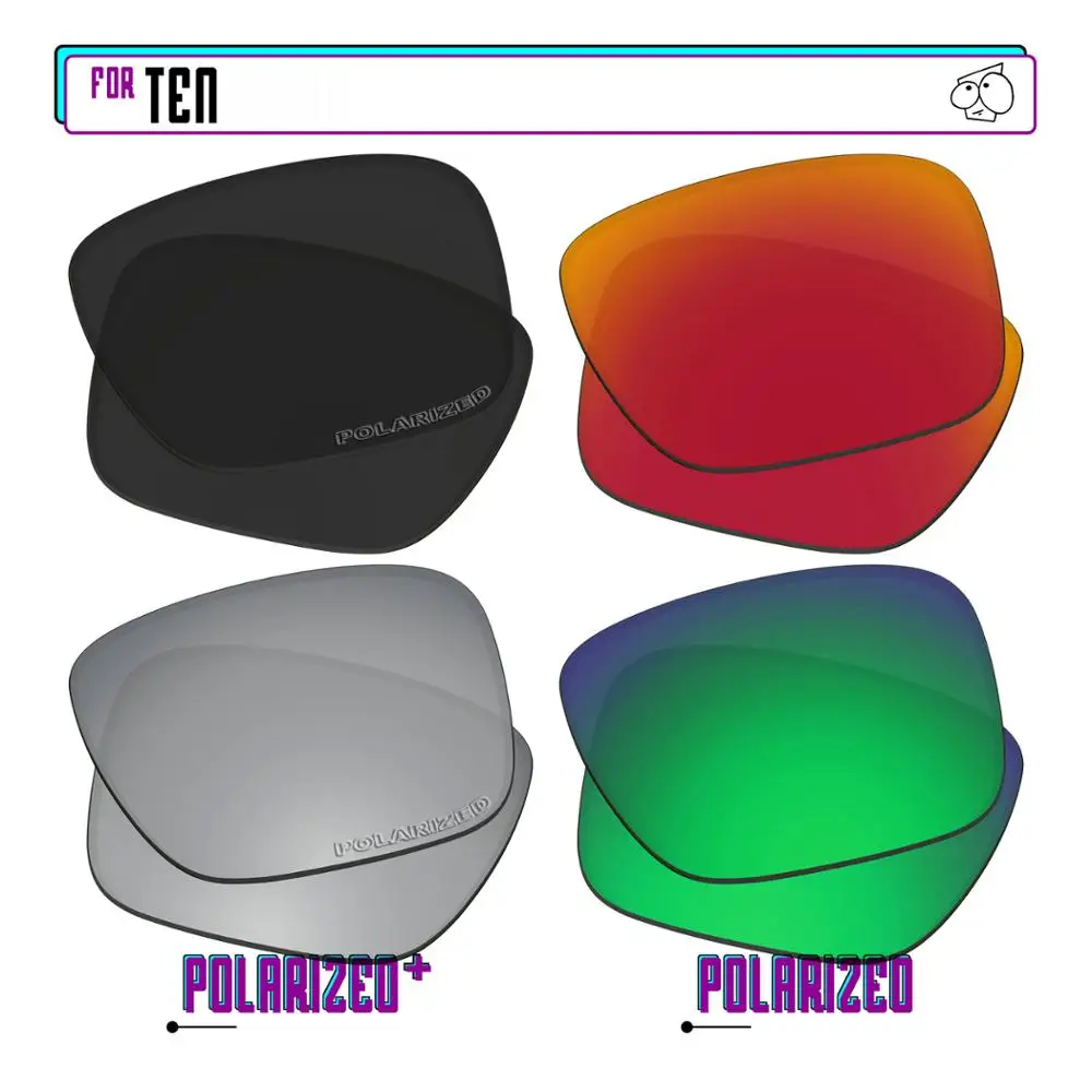

Ezrelease поляризованные Сменные линзы для-солнцезащитные очки Oakley Ten-BkSrP Plus-RedGreenP