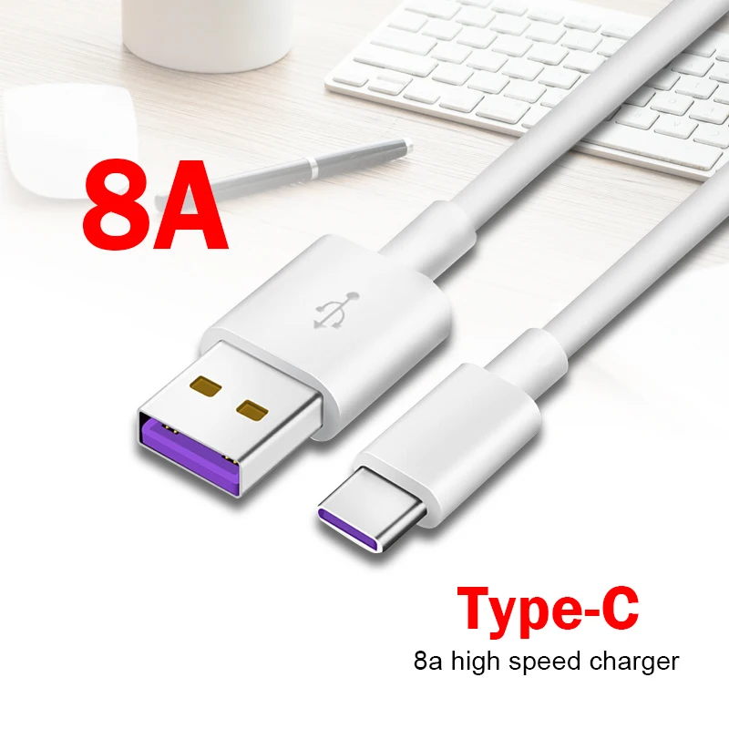 Быстрое зарядное устройство кабель type C для XIAOMI HUAWEI USB зарядки данных 1 м 2 оптовая