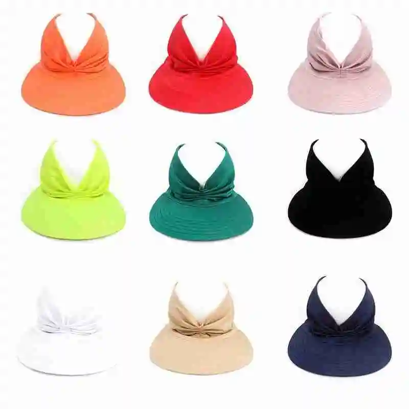 

Women's Summer Hat Cap Anti-ultraviolet Elastic Hollow Breathable Beach Sun Shade Hats Bucket Visor Hat chapeau casquette femme