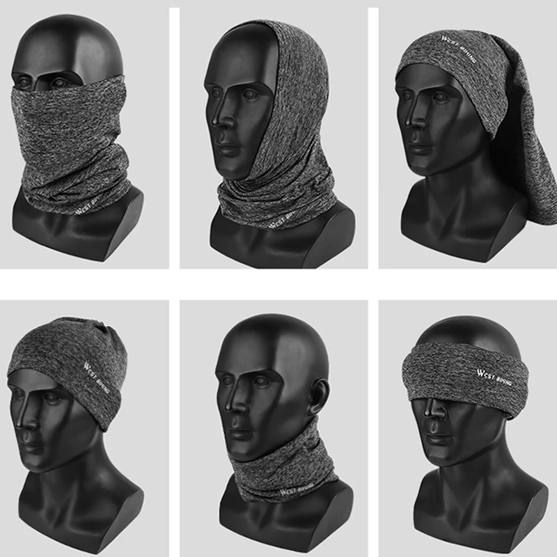 Велосипедная маска для лица головной убор теплый ветрозащитный спортивный шарф