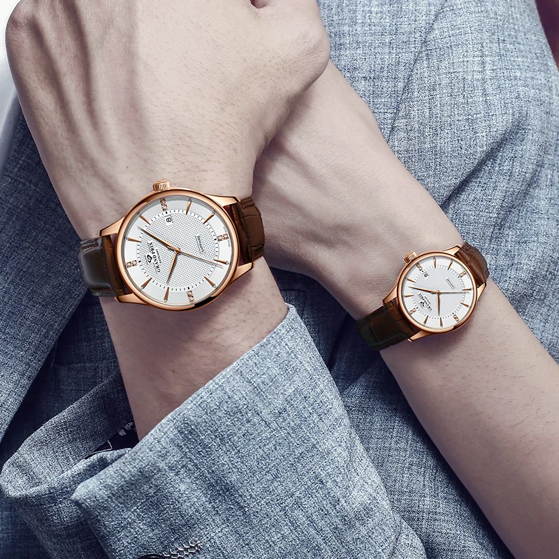 Часы наручные GRAND PRIX женские механические брендовые Роскошные водонепроницаемые