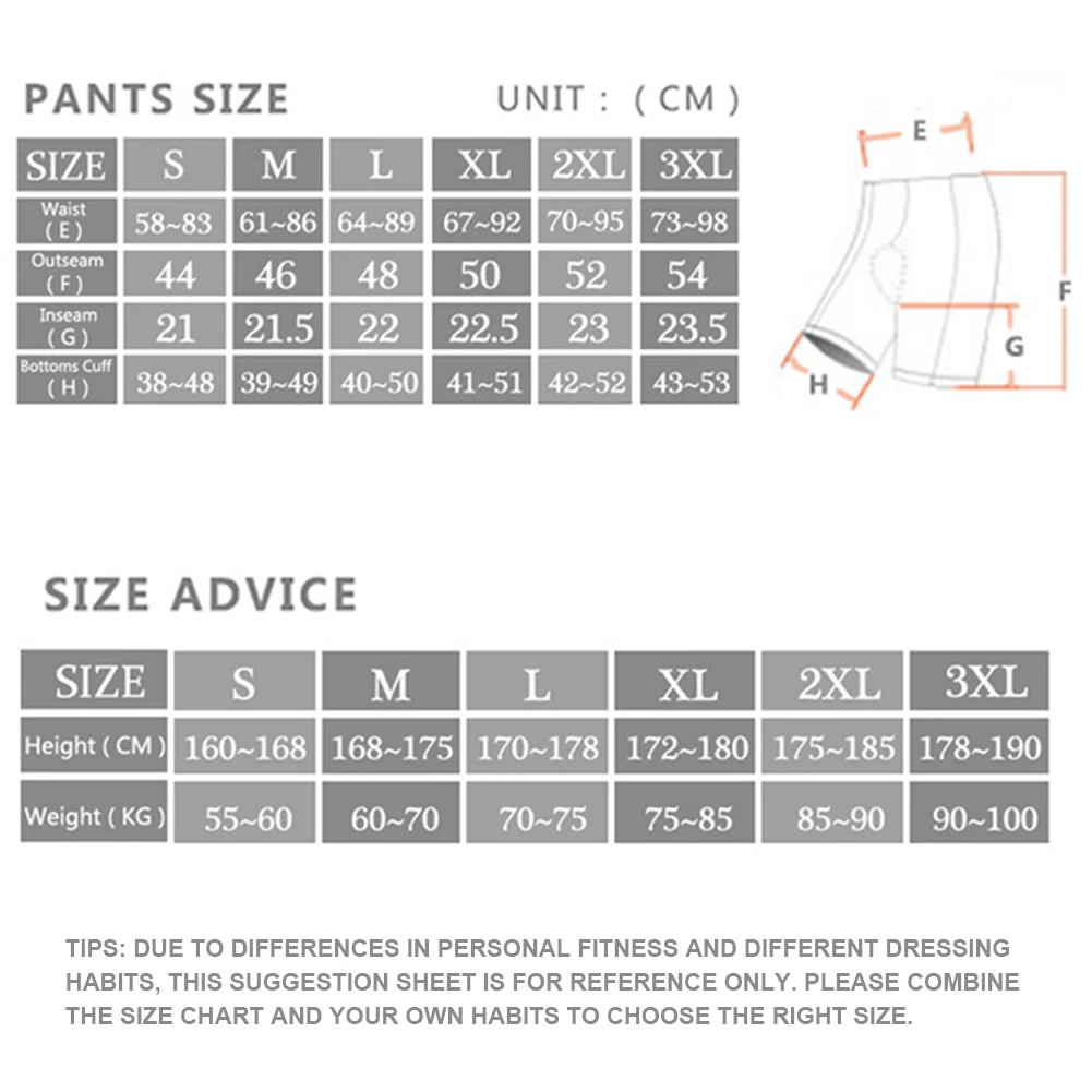 

Summer Cycling Bib Shorts 5D Padded Mountain Bike Road Bike Tights Breathable Quick Dry Shookproof Bicycle Pants for Men