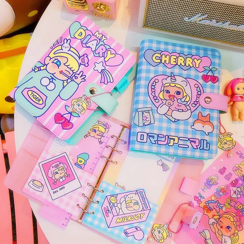 Мультяшный блокнот планировщик органайзер папка для книг журнал Filofax зарисовок