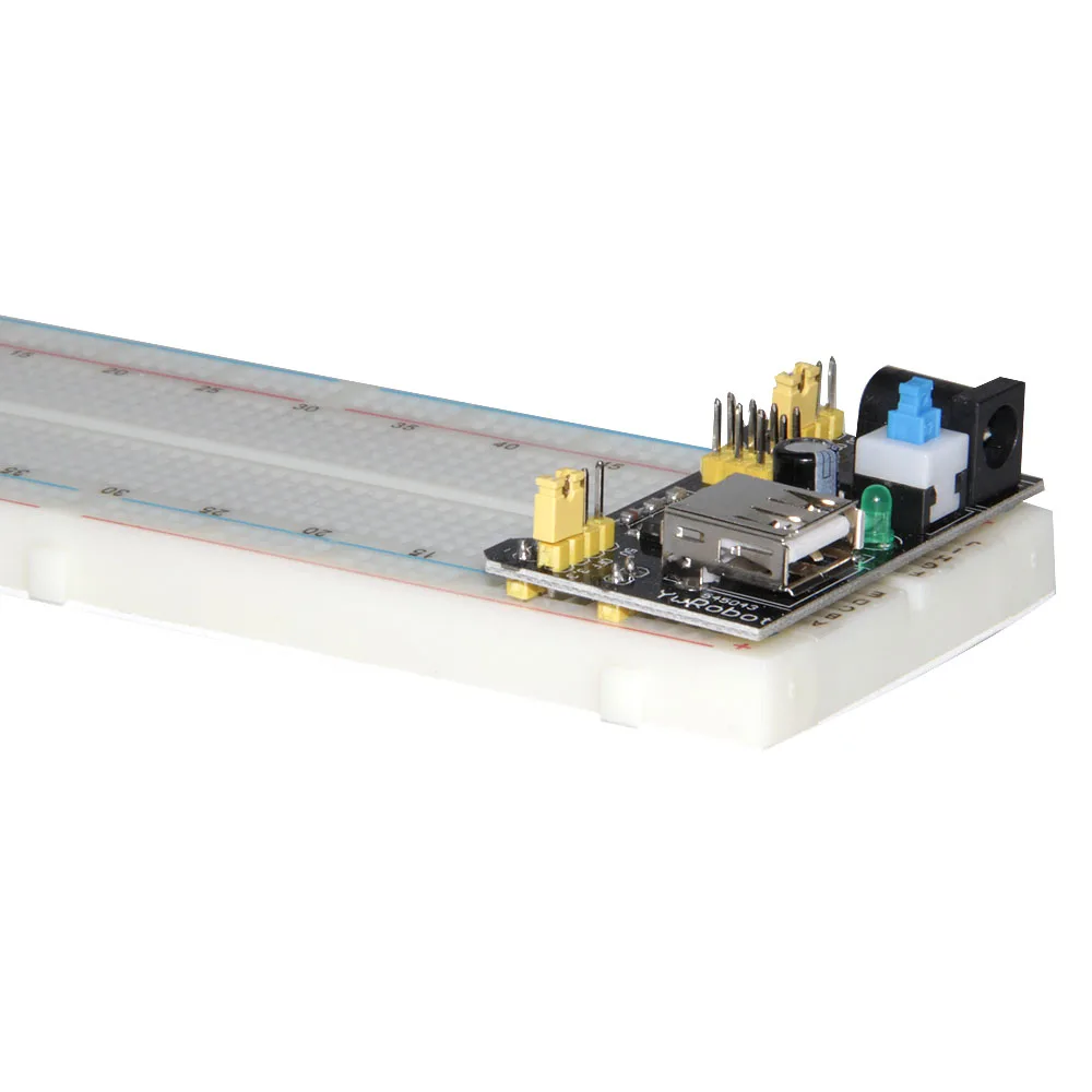 3,3 В/5 В MB102 макетный модуль питания+ MB-102 830 точек Solderless Прототип хлебная плата комплект+ 65 гибких перемычек проводов