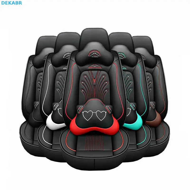 

New Leather car seat covers For vw golf 4 5 VOLKSWAGEN polo 6r 9n passat b5 b6 b7 Tiguan accessories covers for vehicle seat