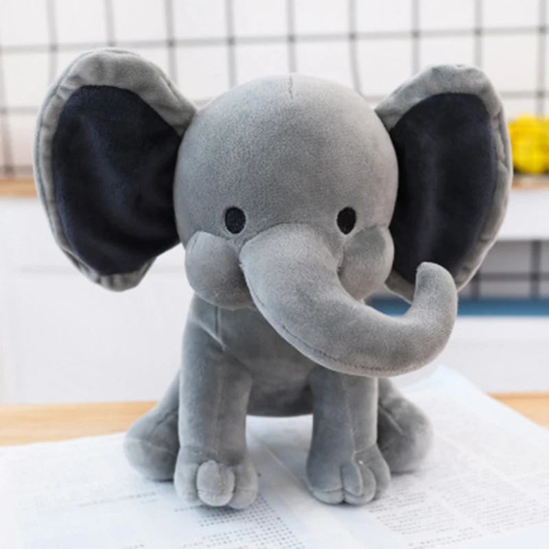 Мягкий розовый Детский слон плюшевая игрушка серый кукла имитация Dumbo подушка