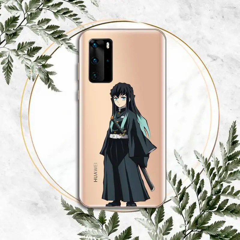 

Tokitou Demon Slayer Phone Case Transparent for Samsung A71 S9 10 20 HUAWEI p30 40 honor 10i 8x xiaomi note 8 Pro 10t 11