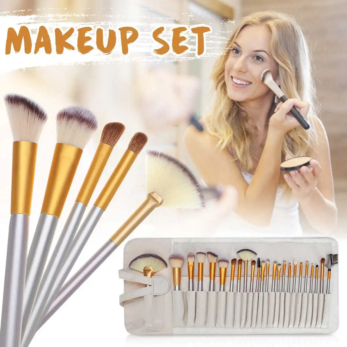 12/18/24 шт. кисти для макияжа набор профессиональных основа лица Косметическая