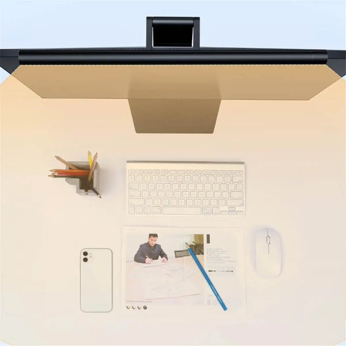 

Stepless Dimming Eye-Care LED Desk Lamp For Computer PC Monitor Screen Hanging Light LED Reading USB Powered Lamp Office Lamp