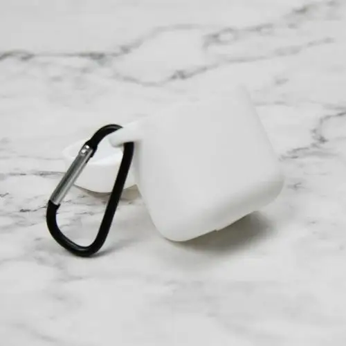 1 Силиконовый чехол для Xiaomi Air Беспроводная bluetooth-гарнитура для Xiaomi Airdots Pro анти-капля коробка для хранения пыли с застежкой-крючком - Цвет: 1