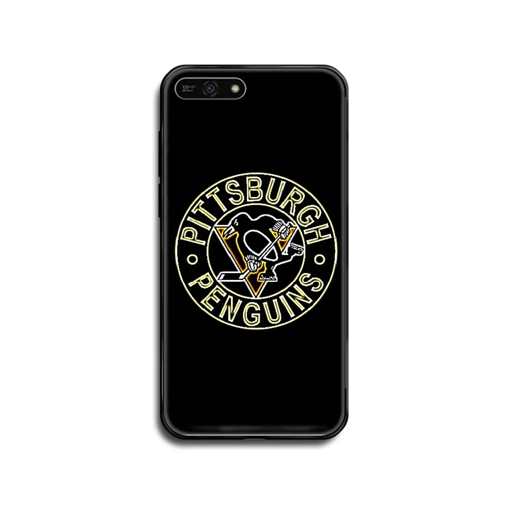

Pittsburgh Penguin gift Phone case cover hull For Huawei Honor Mate 5 6 7 8 9 10 20 30 A C X Lite Pro black waterproof pretty