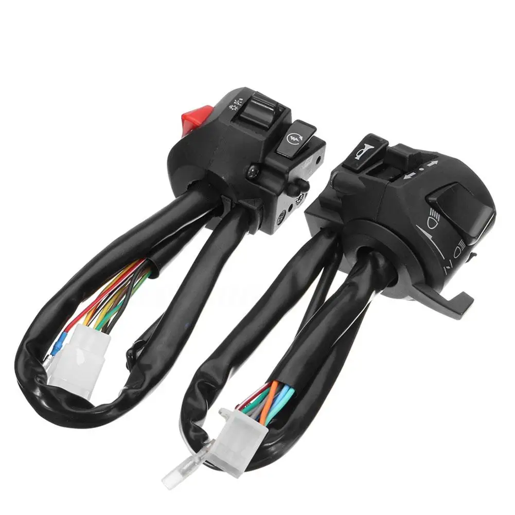 

2Pcs/Set Universal Motorcycle Handlebar Horn Turn Signal Light Practial Control Switch Motorcycle Accessories