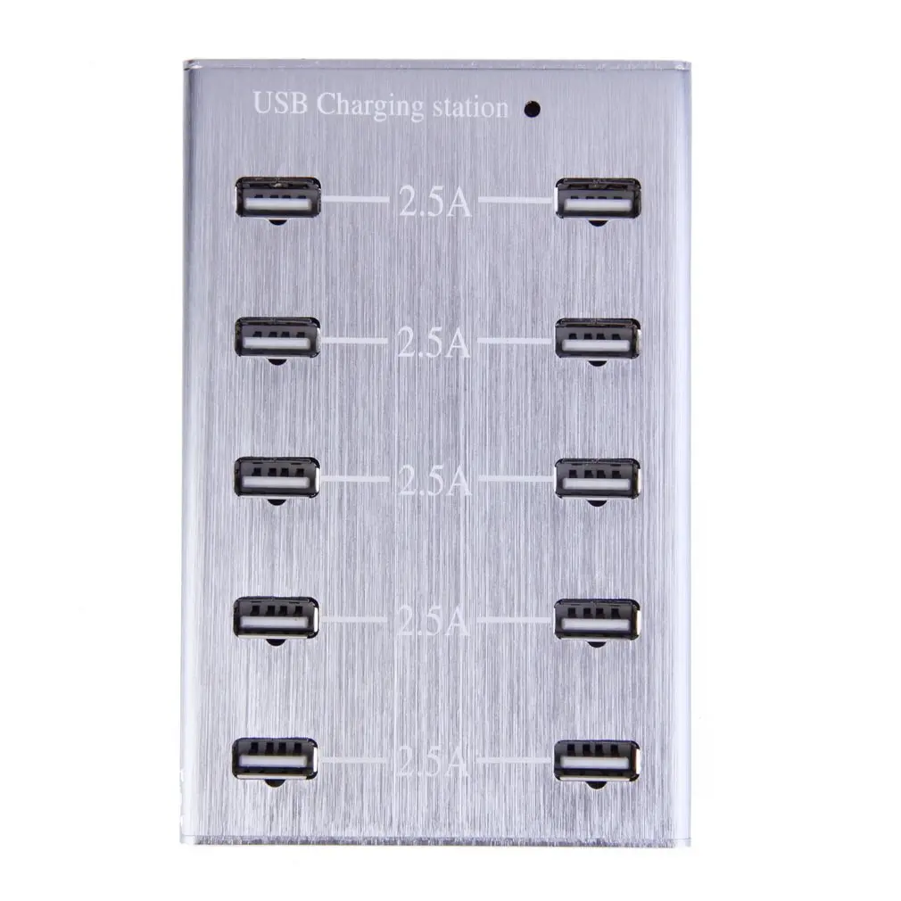 10 многопортовая USB зарядная удлинительная станция адаптер переменного тока 5 в 2