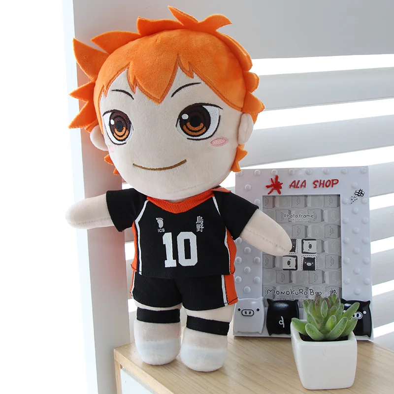 

30cm 15.7in Haikyuu Plush Doll Anime Volleyball high quality Doll Haikyuu!! Shoyo Hinata kageyama tobio Plush Kids Toy Gifts
