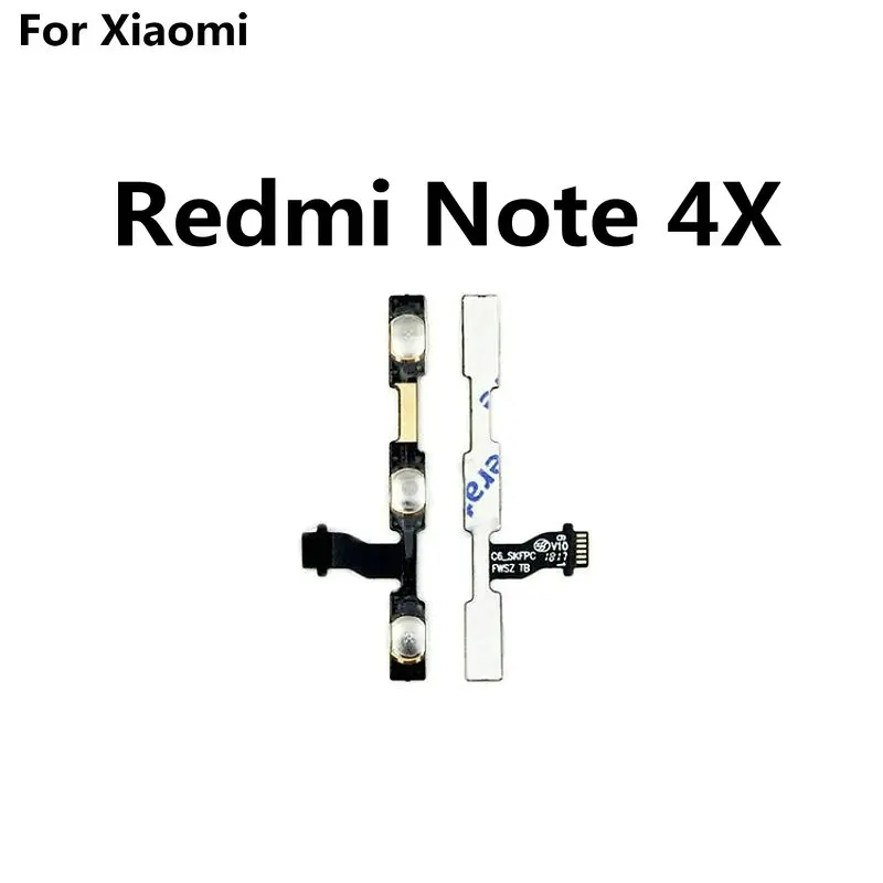 100% Новый оригинальный гибкий кабель для Xiaomi RedMi Note 4 4X pro кнопки