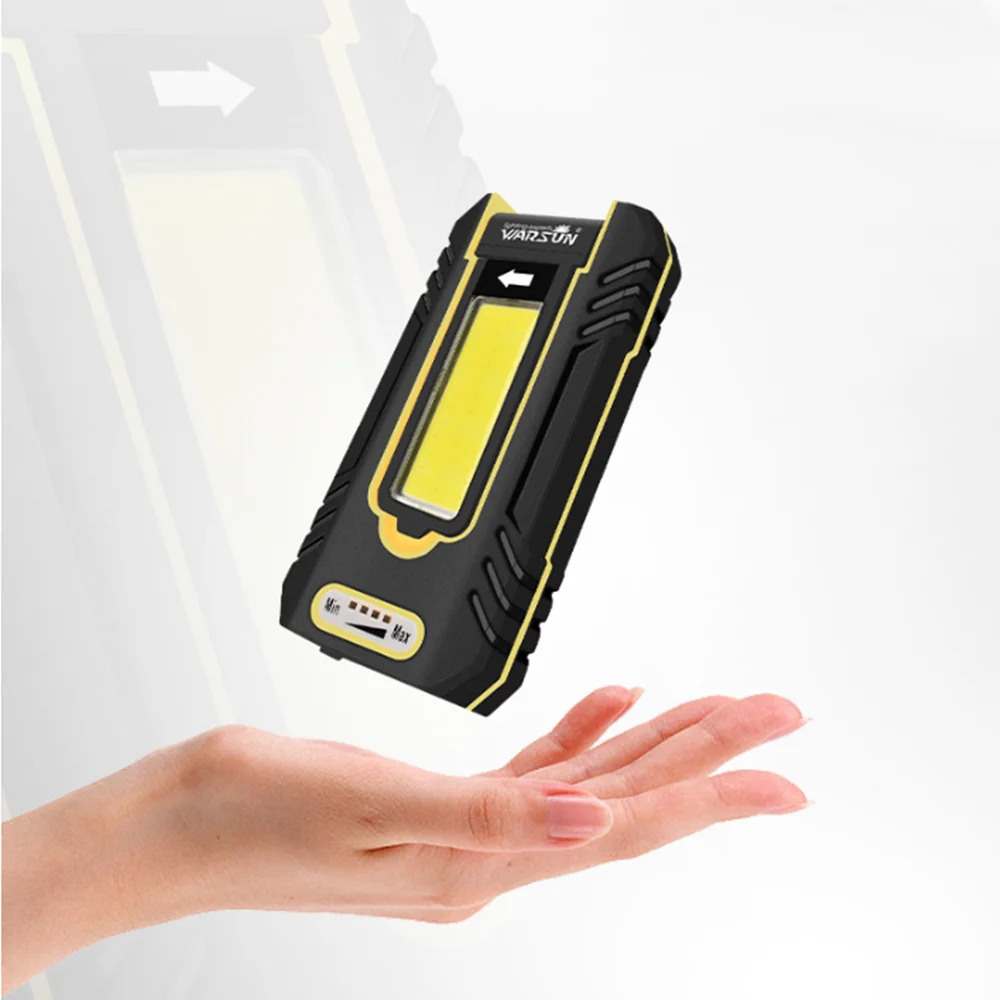 

Прямая поставка, светодиодный рабочий светильник COB с зарядкой от USB, аварийный светильник, рабочий гибкий магнитный светильник, фонарик, фо...