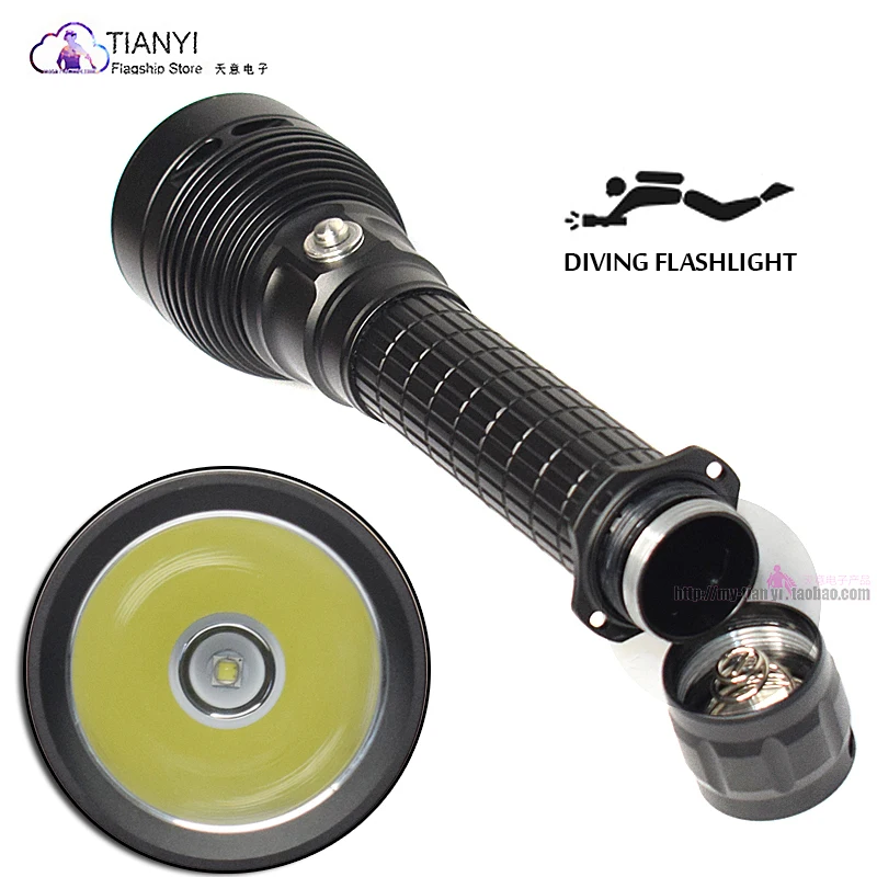 Фонарик для дайвинга с подсветкой лм светодисветодиодный SST40 можно перезаряжать