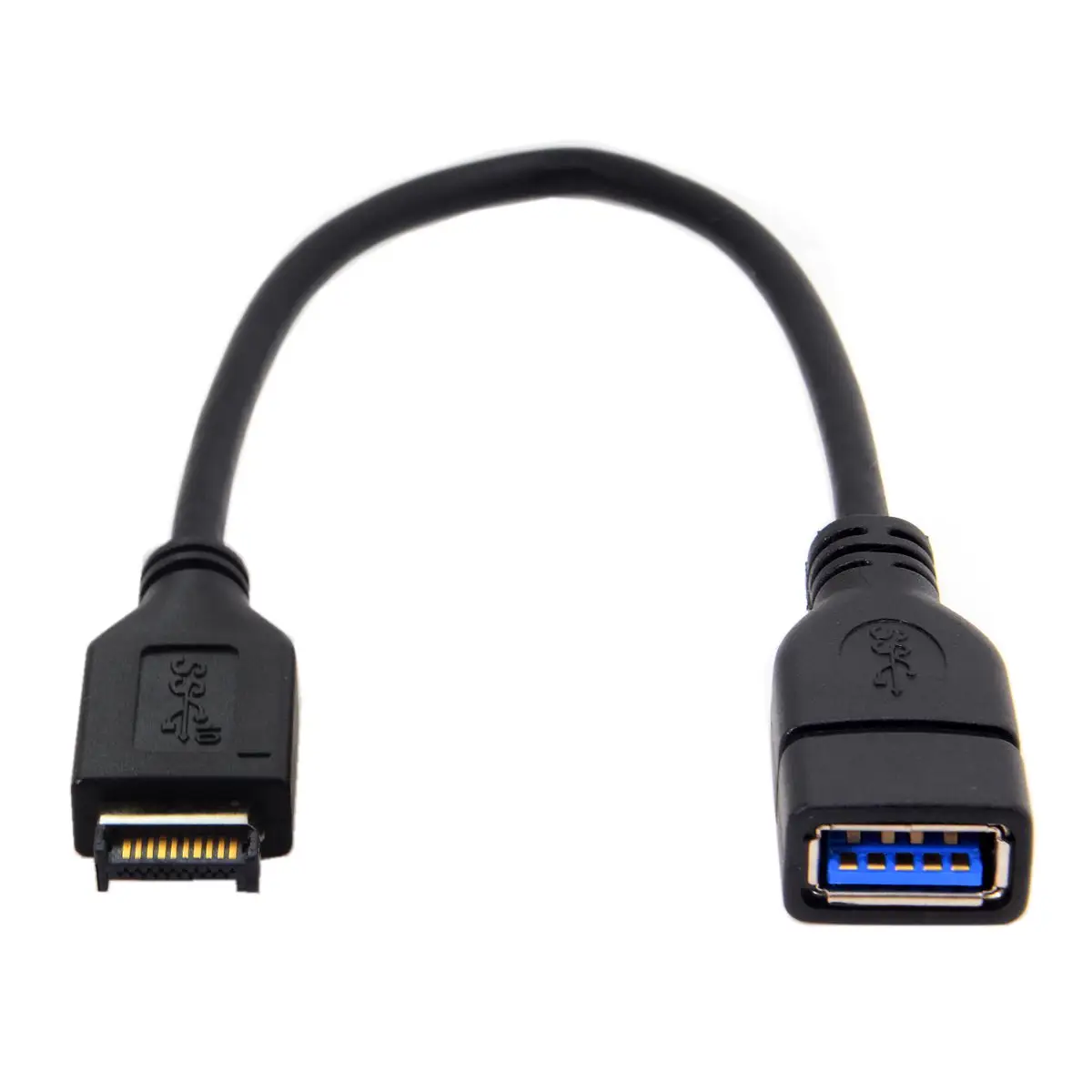 

Xiwai Chenyang Type-A USB 3.0 Female to USB 3.1 Front Panel Header Extension Cable 20cm