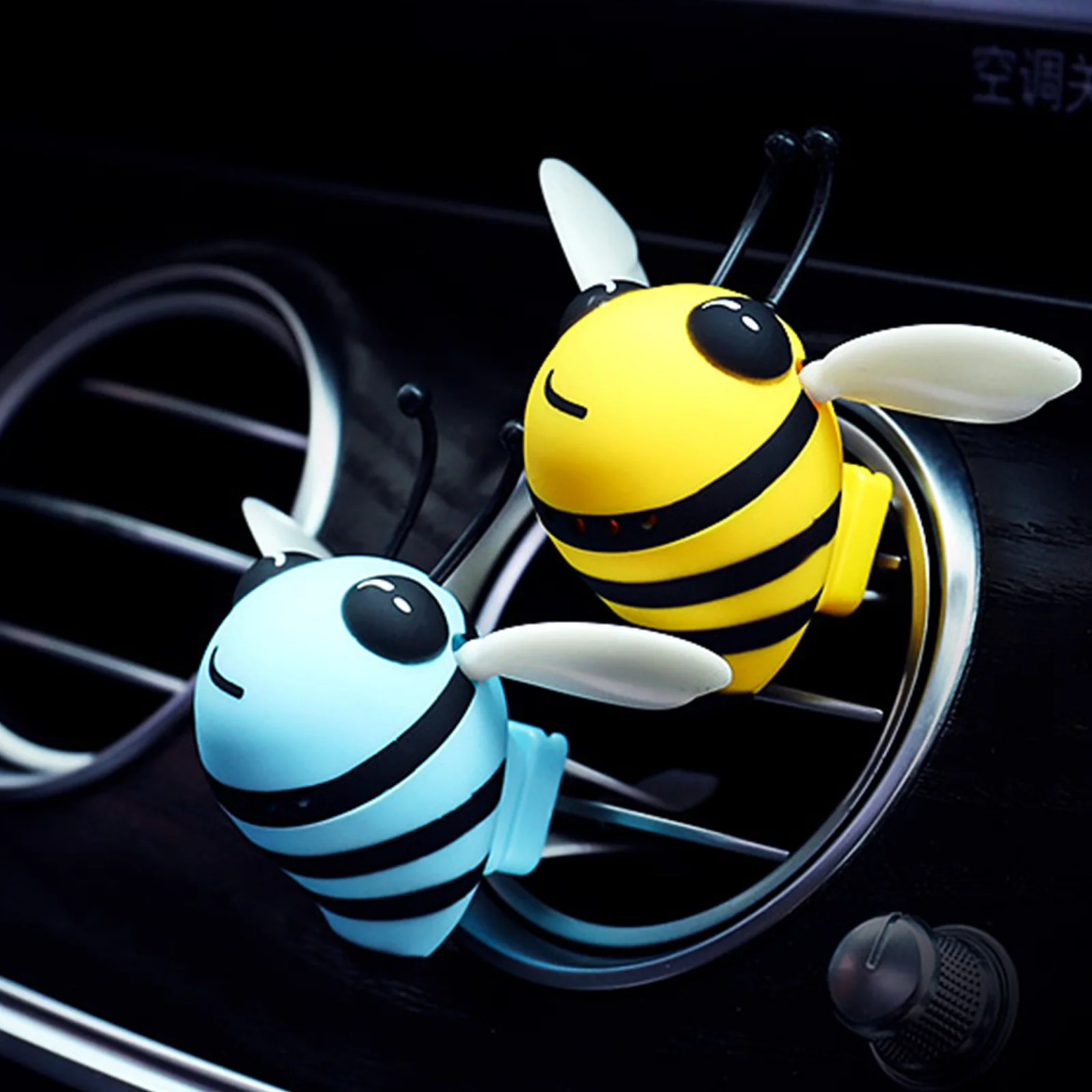 

Car Air Freshener Cute Bee Auto Perfume Diffuser Air Vent Clip Parfum Flavoring Fragrances Deodorant Car Interior Accessories