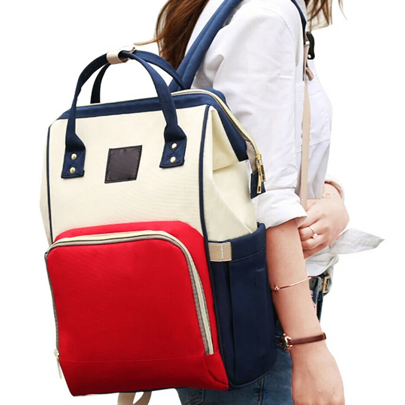 

Large Capacity Maternity Mummy Diaper Bag Baby Nappy Backpack Waterproof for Travel