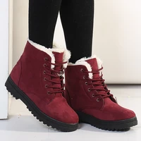 womens winter boots fashion warm snow boots ankle boots womens winter shoes high heels casual short womens boots 2021