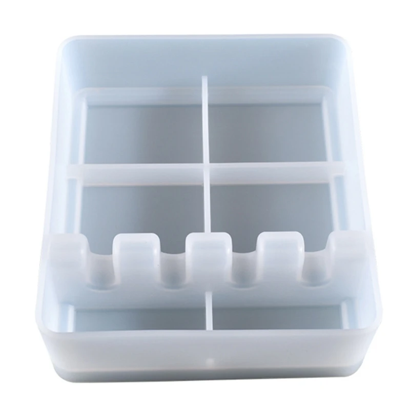 

Spoon Fork Rest Holder Epoxy Resin Mold Spatula Lid Rack Kitchen Utensil Tray Silicone Mould DIY Crafts Casting Tools