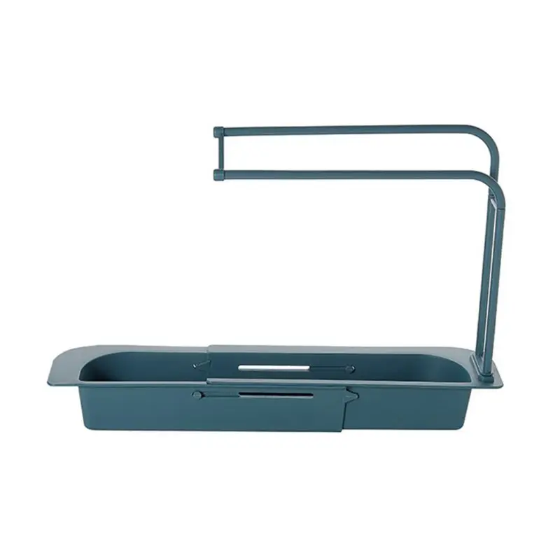 

Telescopic Sink Holder Sink Organizer Expandable Storage Drain Basket Rack Telescopic Sink Storage Rack Holder