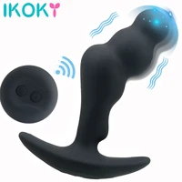 wireless remote vibrating prostate massager men anal plug male masturbator for man anus g spot vibrator adult sex toys