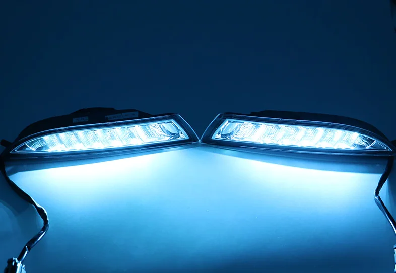 Передние светодиодные боковые габаритные огни для VW Scirocco 2008-2013 желтые указатели