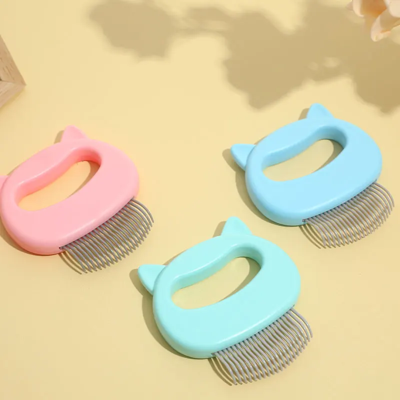 

Щетка для вычесывания кошек, 1 шт., инструмент для груминга домашних животных, массажная Расческа для собак, мягкая и не повреждает кожу