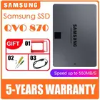Внутренний твердотельный накопитель SAMSUNG 870 QVO 2,5 дюйма, жесткий диск 2,5 sata III на ТБ для ноутбуков, настольных ПК