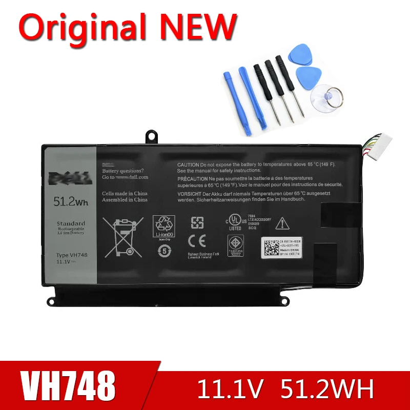 

VH748 New Original Battery For DELL Vostro 5560 5460 5470 14 5480 P41G Inspiron 14-5439 5470D-1328 V5460D-1308 V5460D-1318
