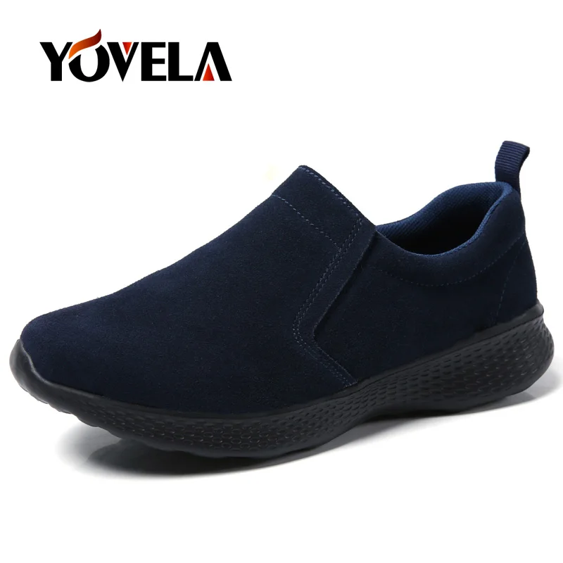 

Women Genuine Leather Sneakers Shoe Fashion Slip-on Flat Shoes Women Plus Size Loafers Walking Shoes Comfortable Female Sneakers