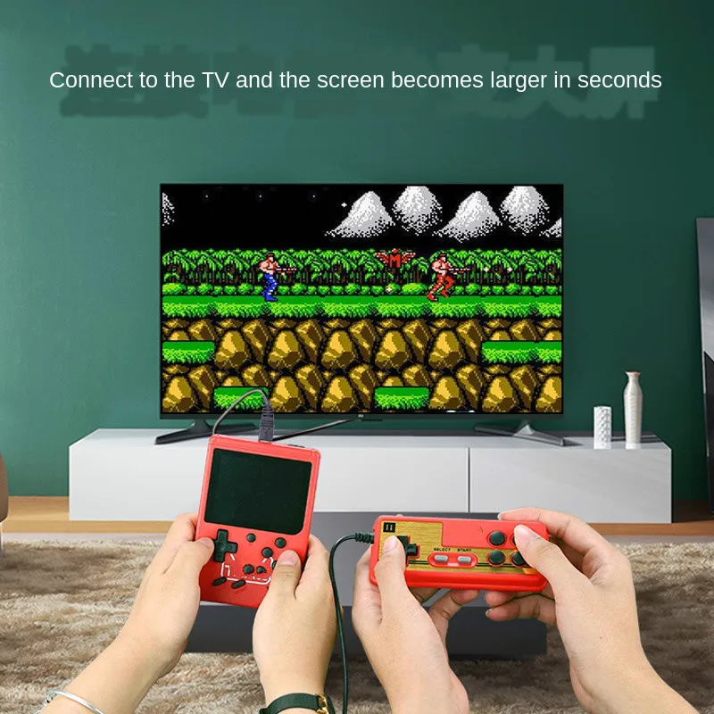 Ретро портативная Классическая игровая консоль мини-игровая Protatil 400 встроенных