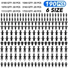 Автомобильные крепежные зажимы для Toyota Land Cruiser 190 Prado J150 RAV4 Corolla Camry Highlander Sienna Yaris, 6 размеров, 200 шт.