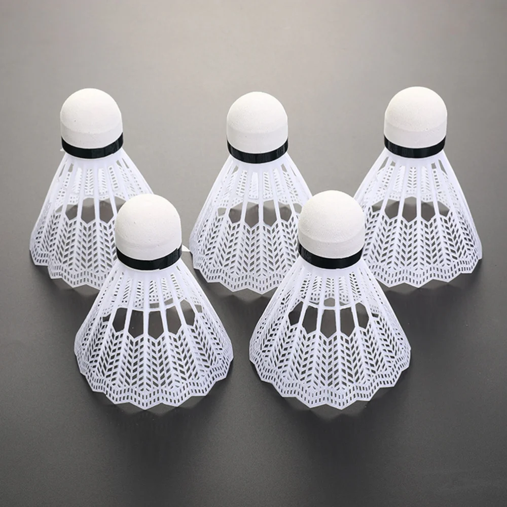 

12pcs Badminton Practical Shuttlecocks Sports Supplies Exercise Accessories for Indoor Outdoor Playing (White)