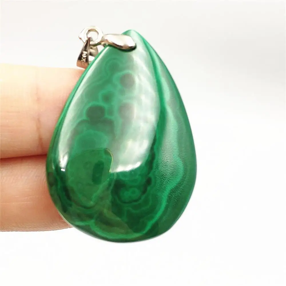 Натуральные зелёные малахитовые Подвеска из хризоколлы для женщин и мужчин