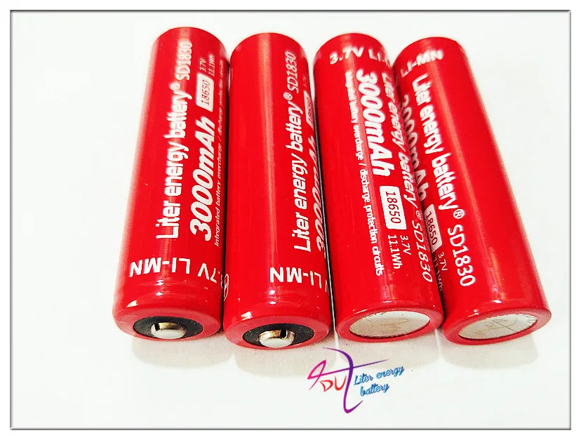 

New Original Liter energy battery 18650B SD18650 Rechargeable Li-ion battery 3.7V 3000mAh Add the PCB protection