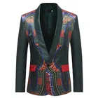 Мужские костюмы для свадьбы, смокинги для жениха, деловой костюм, вечерний костюм, костюм из двух предметов с принтом (пиджак + брюки), 2020