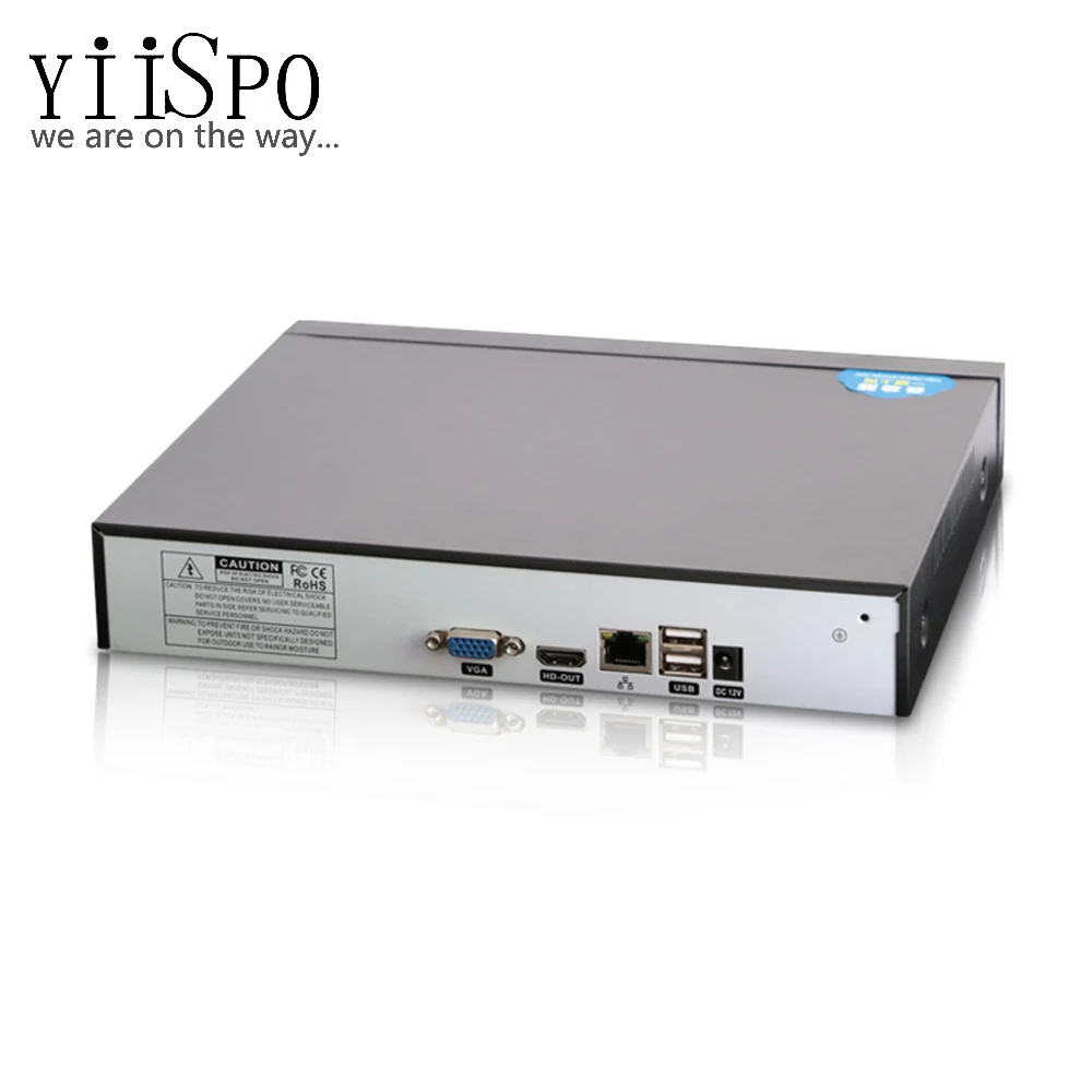 YiiSPO 1080P 4CH CCTV NVR для IP-камеры обнаружения движения ONVIF H.264 HDMI выход P2P 2.0MP HD phone view Xmeye |